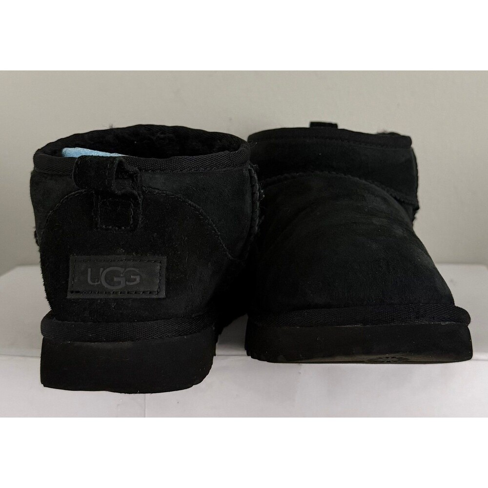 UGG Classic Ultra Mini Women's Fashion Boots Black Size 7
